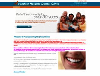 avondaleheightsdental.com.au screenshot