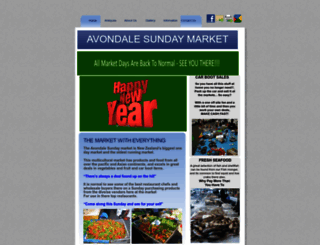 avondalesundaymarkets.co.nz screenshot