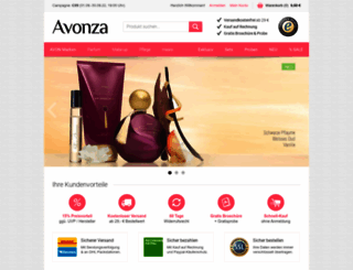 avonza.de screenshot