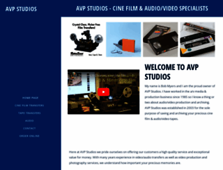 avpstudios.co.uk screenshot
