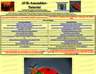 avr-asm-tutorial.net screenshot