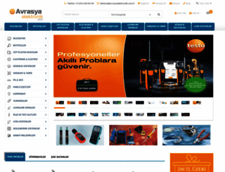 avrasyaelektronik.com.tr screenshot
