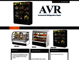 avrcommercialrefrigerationrepair.com screenshot
