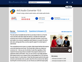 avs-audio-converter.informer.com screenshot