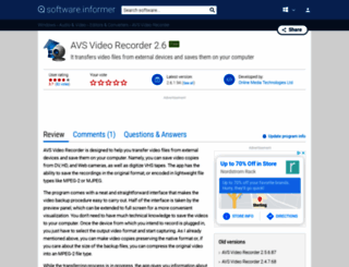 avs-video-recorder.informer.com screenshot