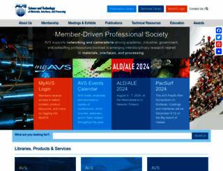 avs.org screenshot