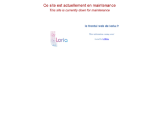 avsp2013.loria.fr screenshot