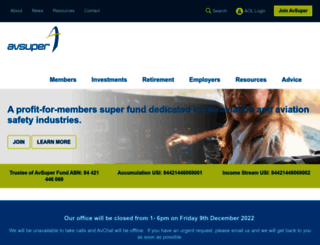 avsuper.com.au screenshot