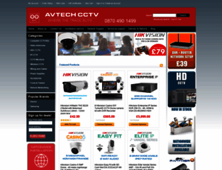 avtechcctv.co.uk screenshot