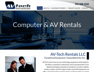 avtechrentals.com screenshot