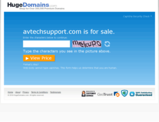 avtechsupport.com screenshot