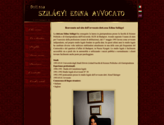 avvocatobudapest.com screenshot