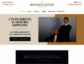 avvocatomariabruschetti.it screenshot