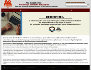 aw-geschenke.com screenshot