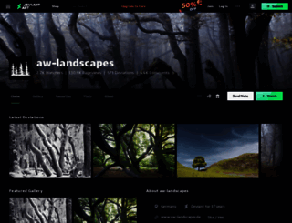 aw-landscapes.deviantart.com screenshot