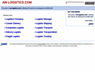 aw-logistics.com screenshot
