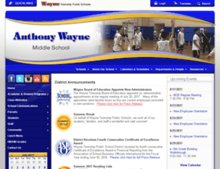 aw.wayneschools.com screenshot