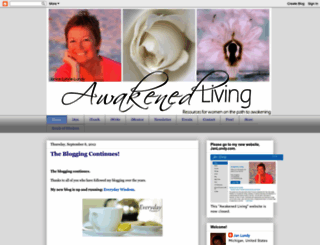 awakened-living.blogspot.com screenshot