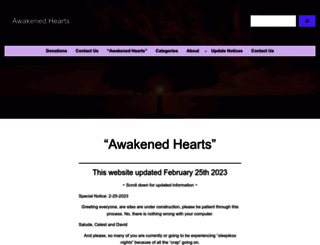 awakenedhearts.com screenshot