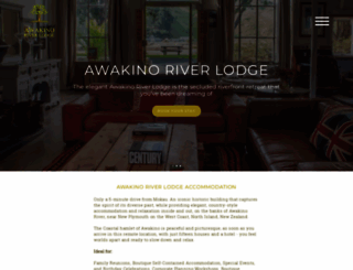 awakinoriverlodge.co.nz screenshot