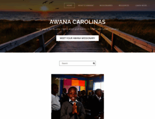 awanacarolinas.org screenshot
