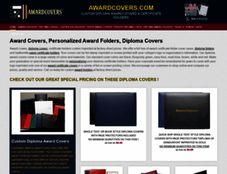 awardcovers.com screenshot