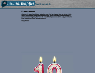 awardmapper.com screenshot