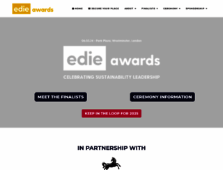 awards.edie.net screenshot