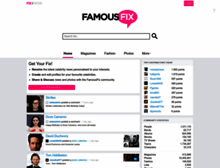 awards.famousfix.com screenshot