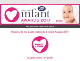 awards.maternityandinfant.ie screenshot