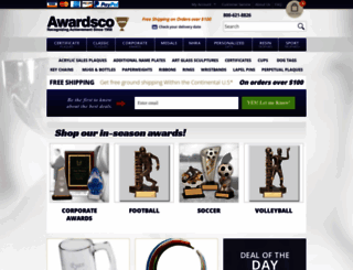 awardsco.com screenshot