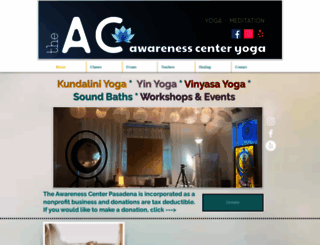 awarenesscenteryoga.com screenshot