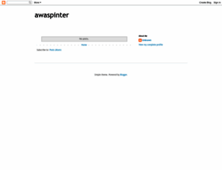 awaspinter.blogspot.com screenshot