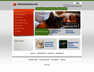 awesomehouse.com screenshot