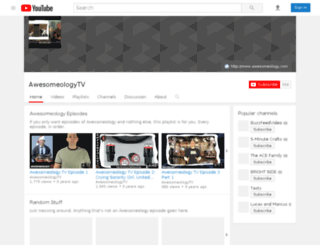 awesomeology.com screenshot