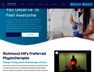 awesomephysiotherapy.com screenshot