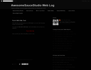 awesomesaucestudio.blogspot.com screenshot