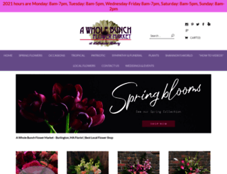 awholebunchflowermarket.com screenshot