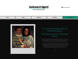 awkwardagent.com screenshot