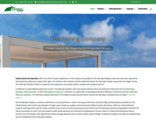 awningcompanysandiego.com screenshot