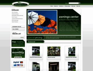 awningscenter.com screenshot