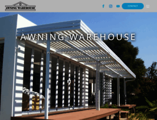 awningwarehouse.co.za screenshot