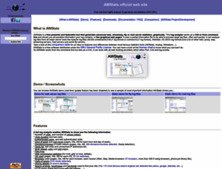 awstats.org screenshot