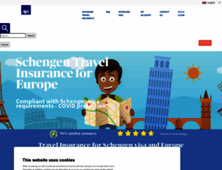 axa-schengen.com screenshot