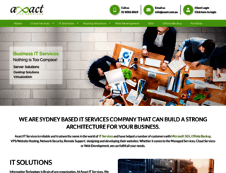 axact.com.au screenshot