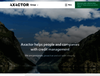 axactor.com screenshot