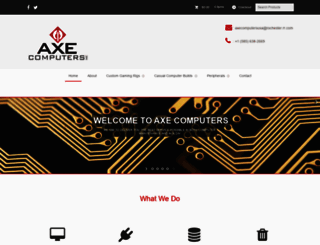 axecomputers.com screenshot