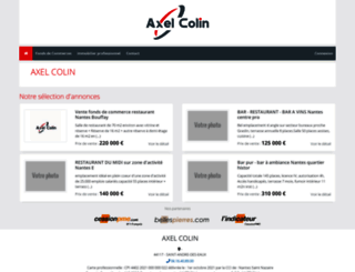 axel-colin-commerces.com screenshot