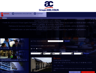 axel-colin-entreprise.com screenshot