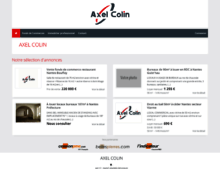 axel-colin-immo.fr screenshot